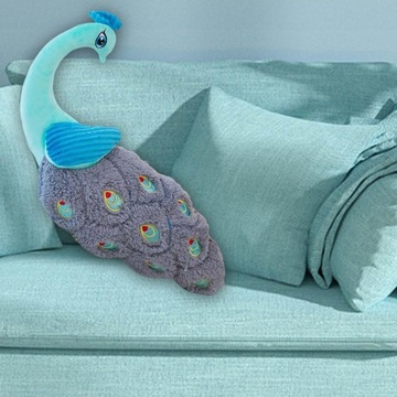 Подушки на сиденья Декоративная подушка Peacock синего цвета