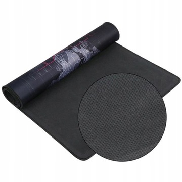 Коврик для мыши XXL 90x40см с картой мира для игр BLACK GAMING