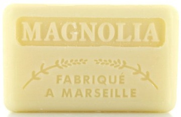 Delikatne Francuskie mydło Marsylskie MAGNOLIA MAGNOLIOWE 125 g