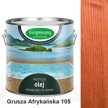 KOOPMANS HOUTOLIE UV OLEJ 0,75 l 105 GRUSZA AFRYKA
