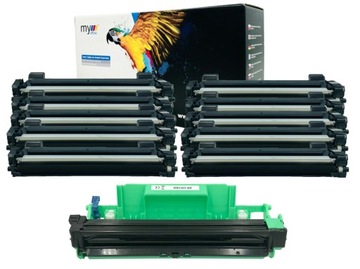 10 тонер + барабан для BROTHER DCP-1623WE HL-1223WE DCP-1622WE TN1090 DR1090