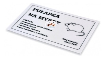 Lep pułapka na myszy gryzonie z atraktantem PANKO