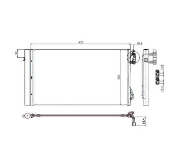 CHLADIČ KLIMATIZACE BMW 3 E92 E93 COUPE CABRIO