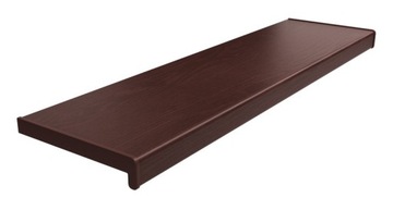 Parapet PCV komorowy szerokość 20 cm Mahoń