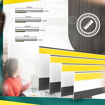 Полоса малярная МАХАГОНОВАЯ полоса 30мм для окон ПВХ 15мб