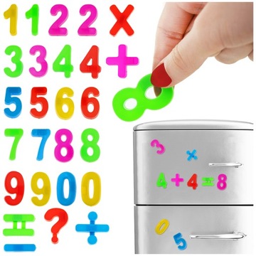 МАГНИТНЫЕ ЦВЕТОВЫЕ ЦИФРЫ ДЛЯ ПЛАТЫ ХОЛОДИЛЬНИКА