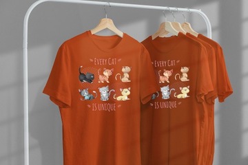 ФУТБОЛКА ДЛЯ ДЕТЕЙ КОШЕК КОТЯТ 140 СУПЕР КАЧЕСТВО