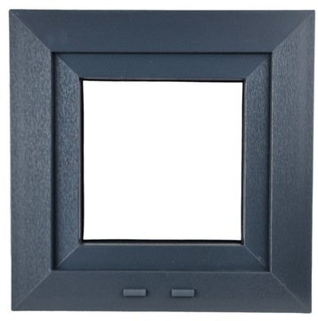 OKNO PCV 500 x 500 RU 1 x ANTRACYT ZEWNĘTRZNY