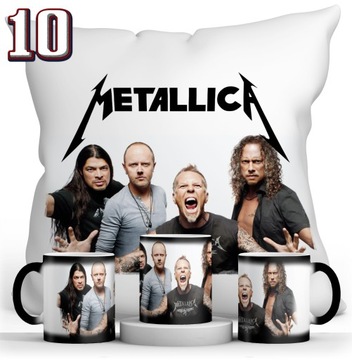 НАБОР METALLICA ВОЛШЕБНАЯ КРУЖКА + ПОДУШКА + ИМЯ