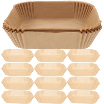 PAPIER DO FRYTKOWNICY, POGRUBIONY SPECJALNY PAPIER SILIKONOWY, 100SZT