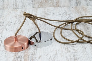 коричневый кабель плетеная проволока лофт ретро паук