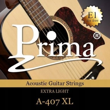 Struny do gitary akustycznej Prima A-407XL 10-47
