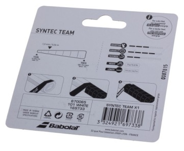 БАЗОВАЯ БАЗА ДЛЯ ТЕННИСА BABOLAT SYNTEC TEAM x1 белая