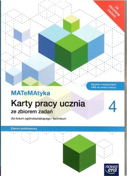 Matematyka 4 karty pracy podstawowy Nowa Era