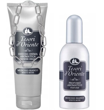 TESORI Białe Piżmo perfum 100ml + żel 250ml