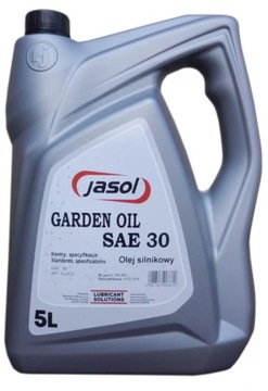 OLEJ DO KOSIARKI JASOL GARDEN OIL SAE 30 - - 5 L