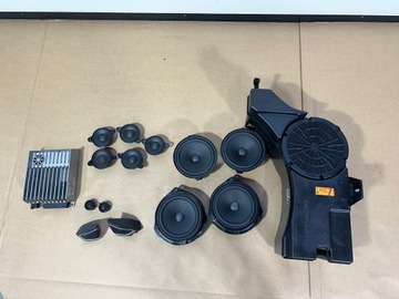 Nagłośnienie, głośniki Harman Kardon Mercedes CLS W218 KOMPLET, WZMACNIACZ