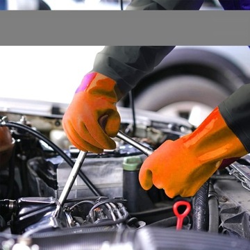 ДЛИННЫЕ ЗАЩИТНЫЕ ВОДОНЕПРОНИЦАЕМЫЕ САДОВЫЕ ПЕРЧАТКИ ДЛЯ РЫБАЛКИ В ПРУДЕ 70см