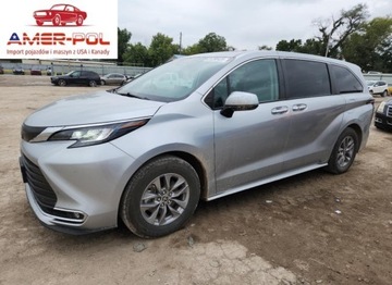 Toyota Sienna III 2022 Toyota Sienna XLE 2022 2.5l 2.5 Hybryda 245KM