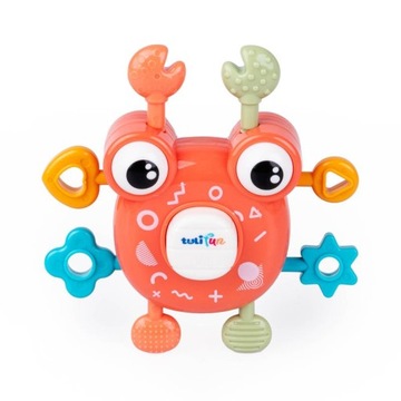 СЕНСОРНАЯ ИГРУШКА TWICKING CRAB MONTESSORI DRAG Tuli Fun DUMEL