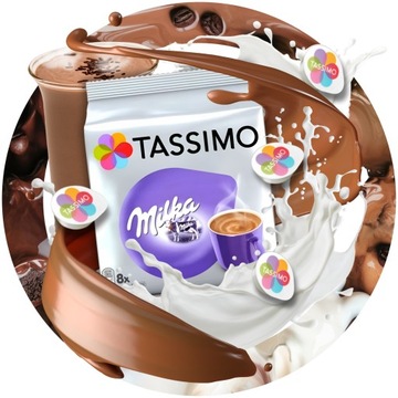 Шоколадные капсулы для эспрессо-машины Tassimo Milka Горячий шоколад 8 шт.