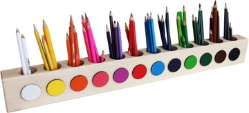 ORGANIZER SORTER NA KREDKI POJEMNIK 12 KOLORÓW