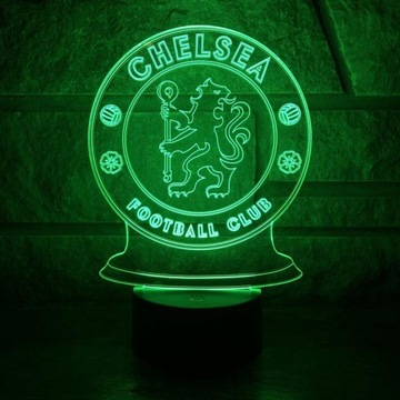 CHELSEA FC 3D LED ночник + Пульт дистанционного управления