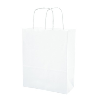 TORBA PAPIEROWA EKO BIAŁA A5 180x80x225 - 10 szt.