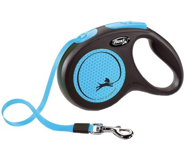Smycz automatyczna FLEXI NEW NEON taśma M 5m 25kg