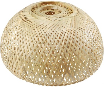 duży klosz boho abażur bambusowy plafon 45cm LOFT