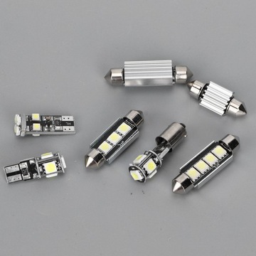 6500K 150LM 12V T10 SMD светодиодная белая лампа для