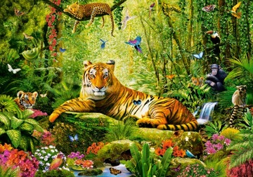 PUZZLE 500 ELEMENTÓW His Majesty, the Tiger B-53711