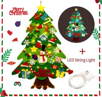 Рождественская елка из фетра Детская елка + светодиод 100 см