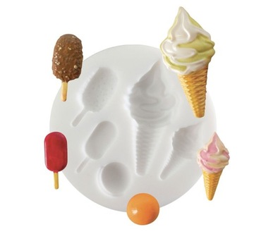 FORMA SILIKONOWA DO MAS PLASTYCZNYCH LODY