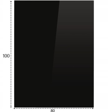 SZYBA OCHRONNA HARTOWANA 100X80 PRZED POD KOMINEK PIEC SZKŁO PÓŁKA PODSTAWA