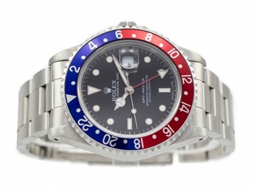 ROLEX OYSTER PERPETUAL DATE GMT-MASTER PEPSI STAL 40MM AUTOMAT REF. 16700