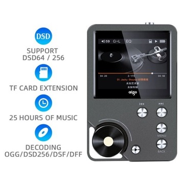 Odtwarzacz muzyczny High Fidelity Sports Professional MP3 128G