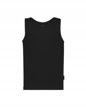 PODKOSZULKA DZIECIĘCA 100% BAWEŁNY BEZ RĘKAWÓW PODKOSZULEK CZARNY 110