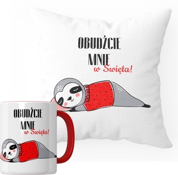 Sprawdź! KUBEK + PODUSZKA ! PREZENT ŚWIĘTA! ZESTAW