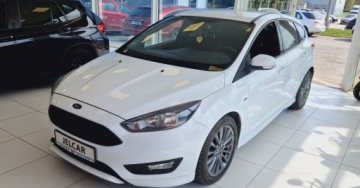 Ford Focus III Hatchback 5d facelifting 1.5 EcoBoost 150KM 2016 Ford Focus 1.5 Ecoboost 150KM St-line Salon PL 1.5 Benzyna 150KM