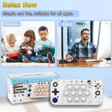 Быстрая портативная игра Push, Pop Light Up play