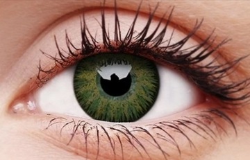 Soczewka Kolorowa Colourvue Glamour Green -0,00