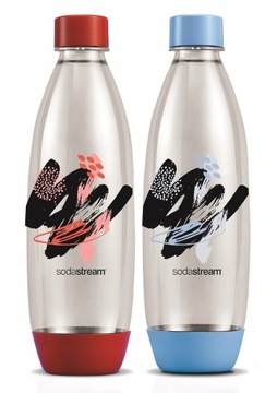 SodaStream butelka Fuse 1L x2 kolory + syrop PEPSI
