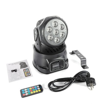 Сценический светильник RGBW LED с подвижной головкой