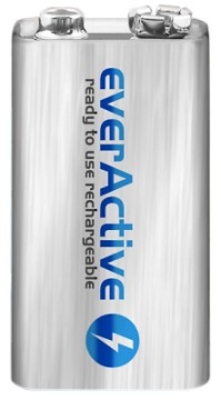 1 шт. аккумулятор EverActive 6F22 9 В 250 мАч R2U!