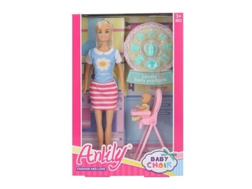 Lalka anlily 29 CM Z krzesłem DLA dziecka
