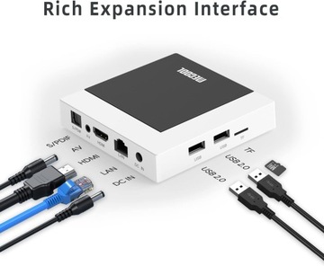 Android TV Box 11.0 KM7 Plus Smart TV Box 4K 2 ГБ 16 ГБ Поддержка 2,4G/5,0G/BT