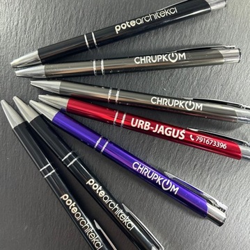 РЕКЛАМНЫЕ РУЧКИ С ГРАВИРОВКОЙ ЛОГОТИПА, 100 ШТ.