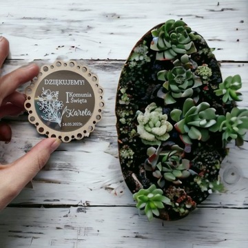 Магнит 10шт зеркальные магниты подарок на первое причастие спасибо персонализация