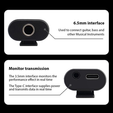 Портативный мини-аудиоинтерфейс для гитары JOYO